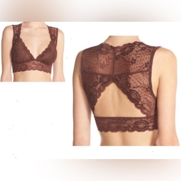 Free People Other - Free People Evangelina Lace Bralette Size Medium